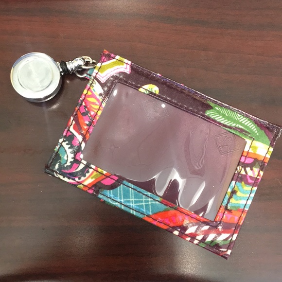 id card holder vera bradley